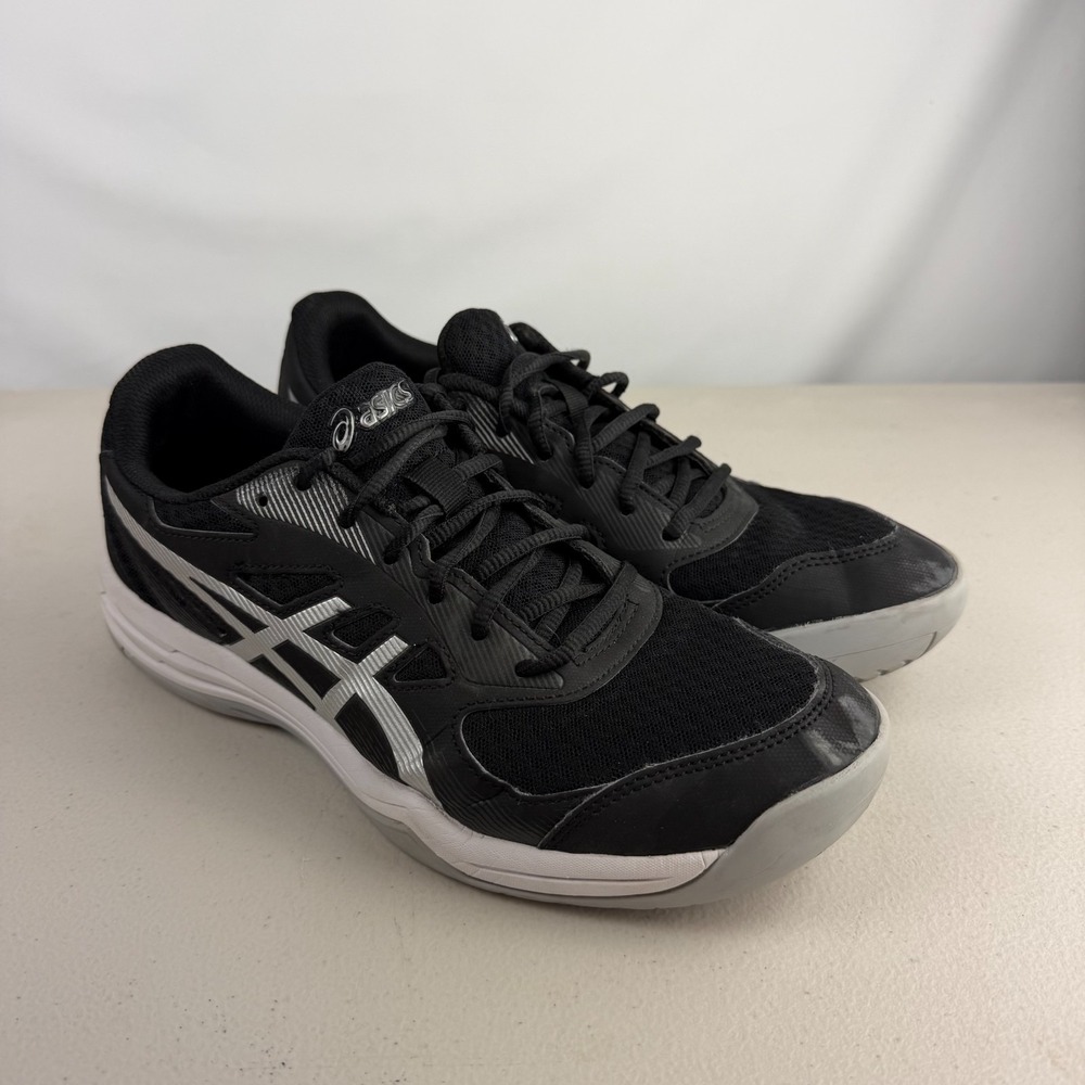 ASICS Upcourt 4 Women's Size 9.5 1072A088 Volleyball Sneaker Black Running Shoes